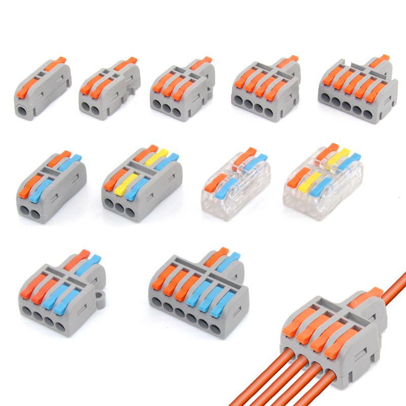 Push Fit Connector - 1/5/10 PCS Mini Fast Wiring Cable