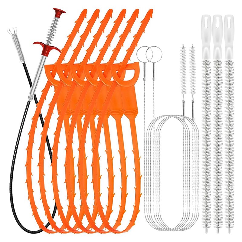 ABNL For Bathtub, Toilet, Kitc - Drain Snake Flexible 评论和价格