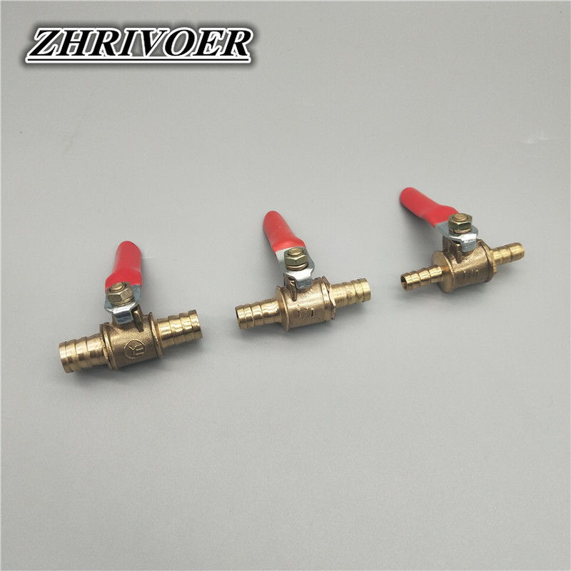 6mm-12mm Hose Barb Inline Bras - Compression Fitting Brass 评论和价格