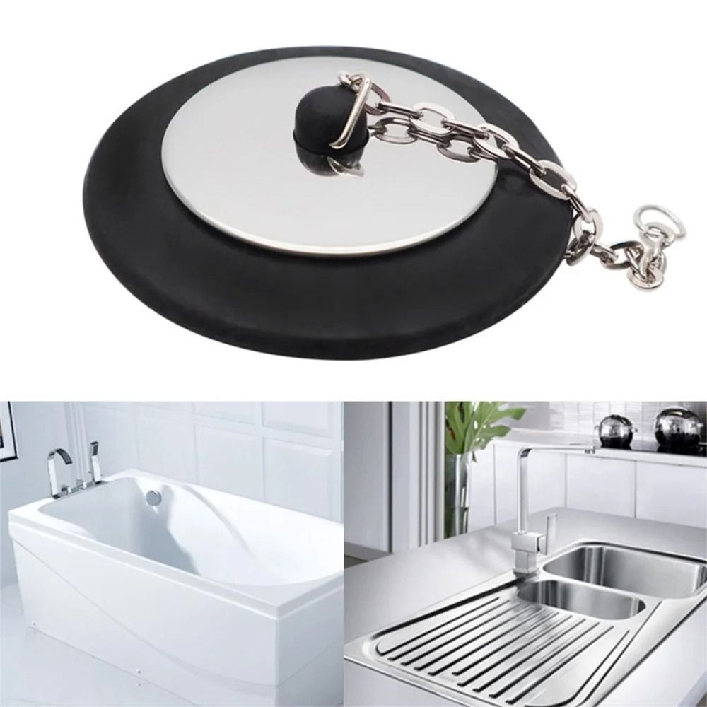 1Pcs New Rubber Tub Stopper Un - Drain Pipe Clip 评论和价格