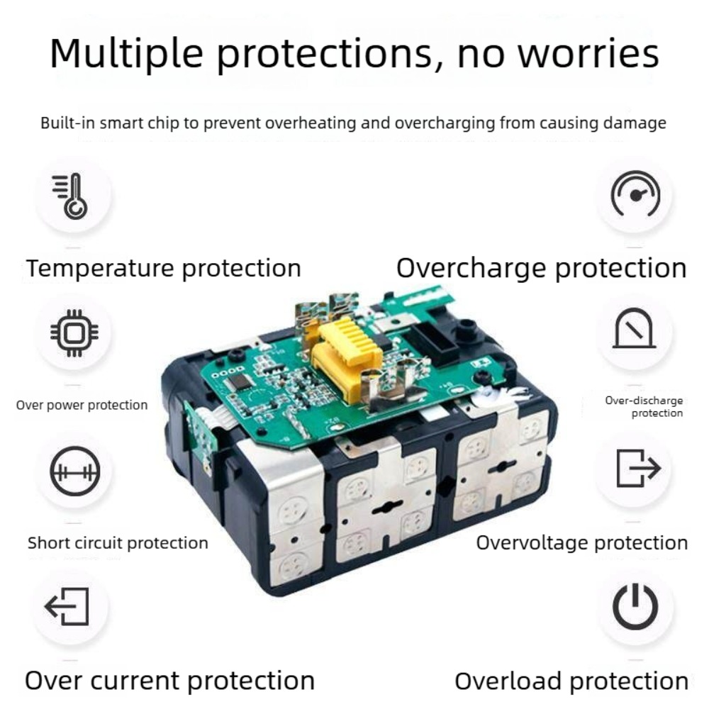 6000mAh Upgraded Battery For M - Makita Drill Dtw300 评论和价格