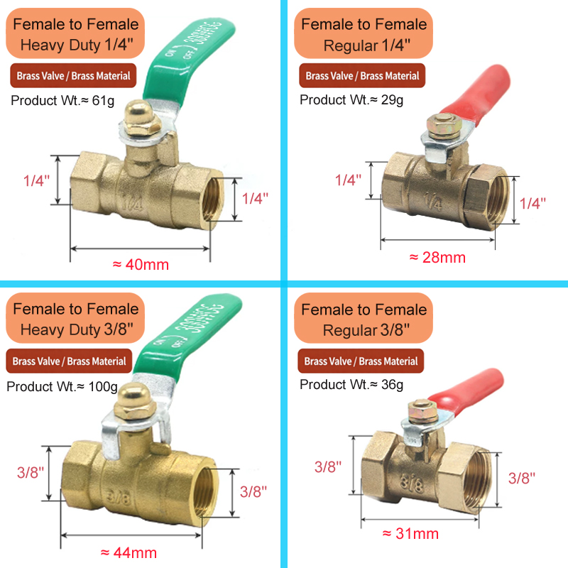 1/8' 1/4' 3/8' 1/2' Brass Smal - Compression Fitting Brass 评论和价格