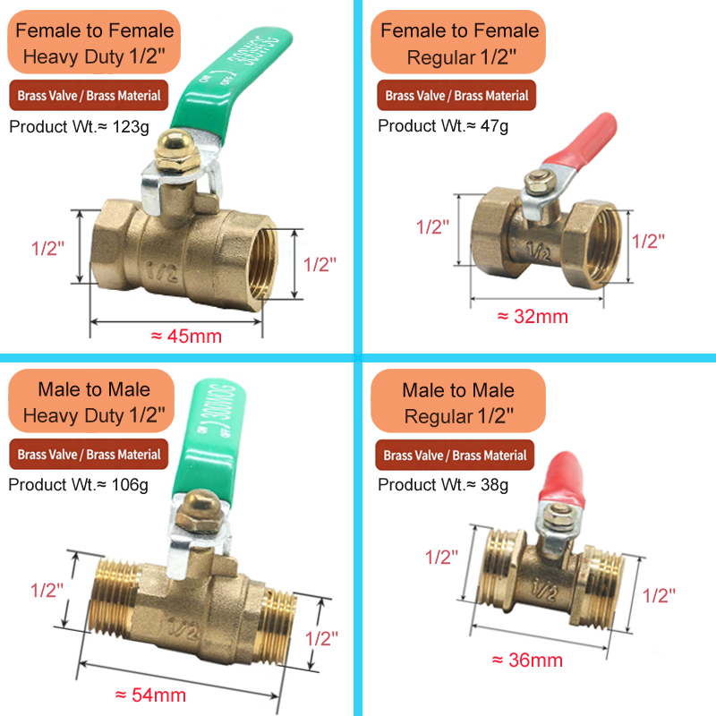 1/8' 1/4' 3/8' 1/2' Brass Smal - Compression Fitting Brass 评论和价格