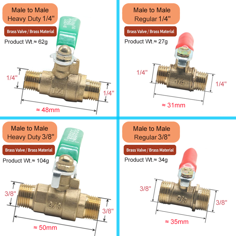 1/8' 1/4' 3/8' 1/2' Brass Smal - Compression Fitting Brass 评论和价格
