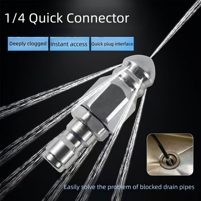 Water Jet High Pressure Spraye - Drain Pipe Clip 评论和价格