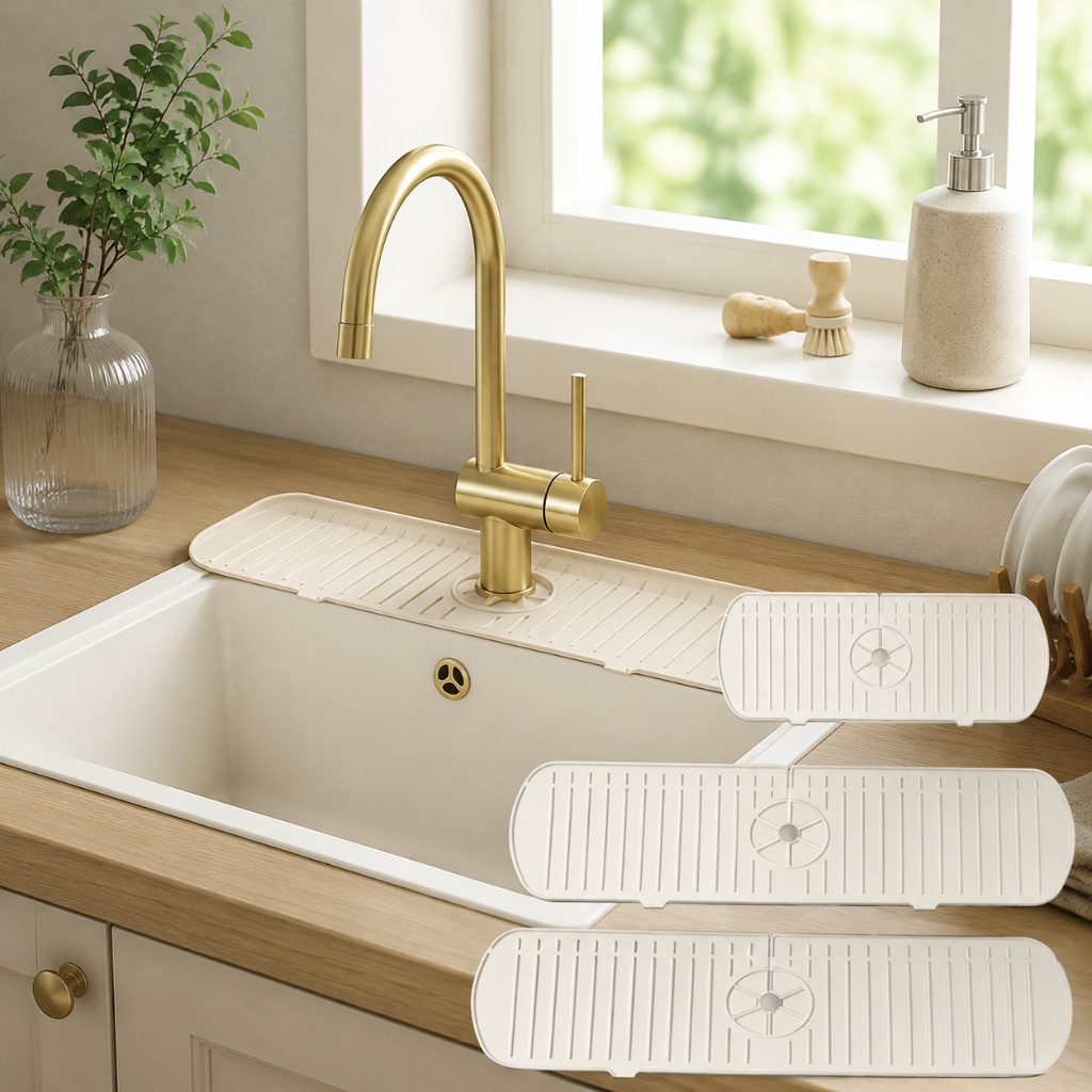 Silicone Faucet Mat Sink Splas - Silicone Tap Washer 评论和价格