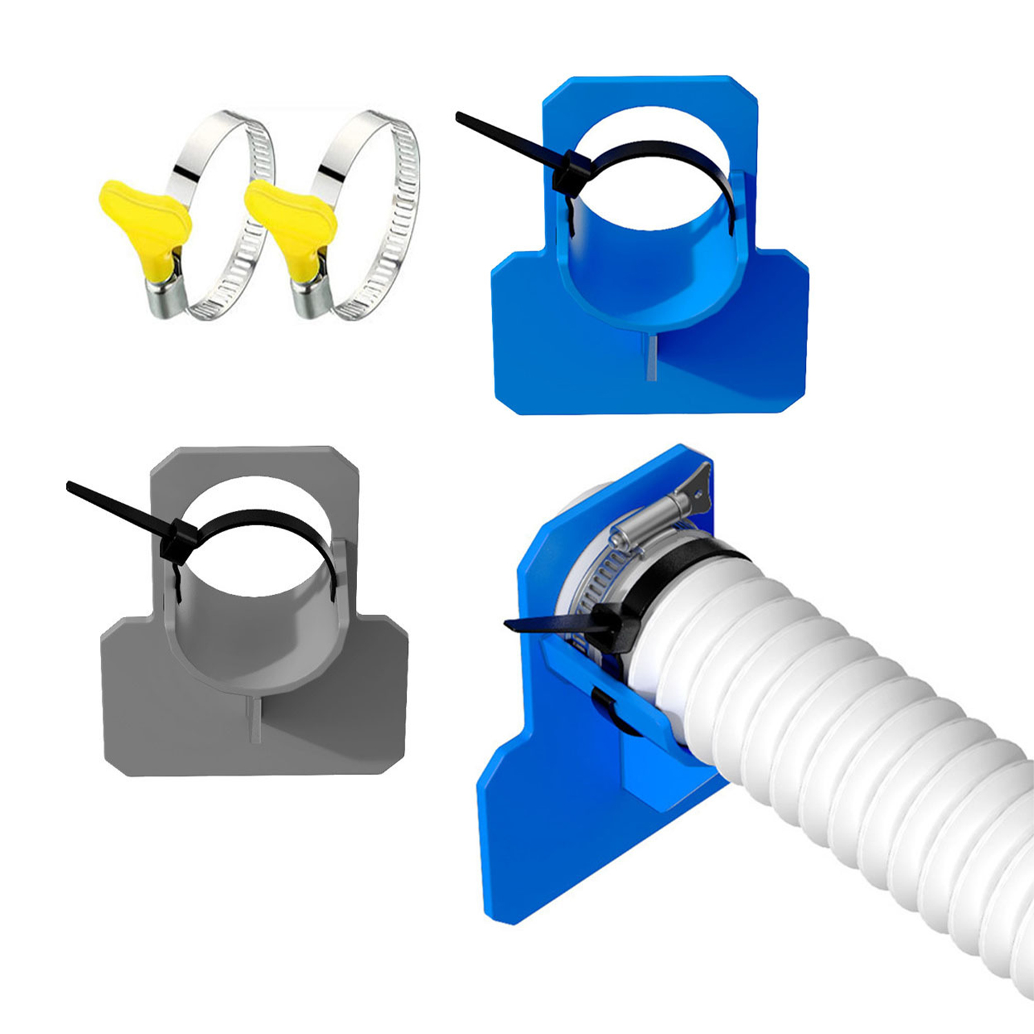 Swimming Pool Pipe Fixing Hold - Plastic Pipe Clip 评论和价格