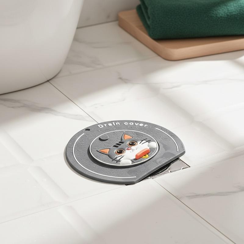 Floor Drain Cover Reusable Dra - Drain Pipe Clip 评论和价格