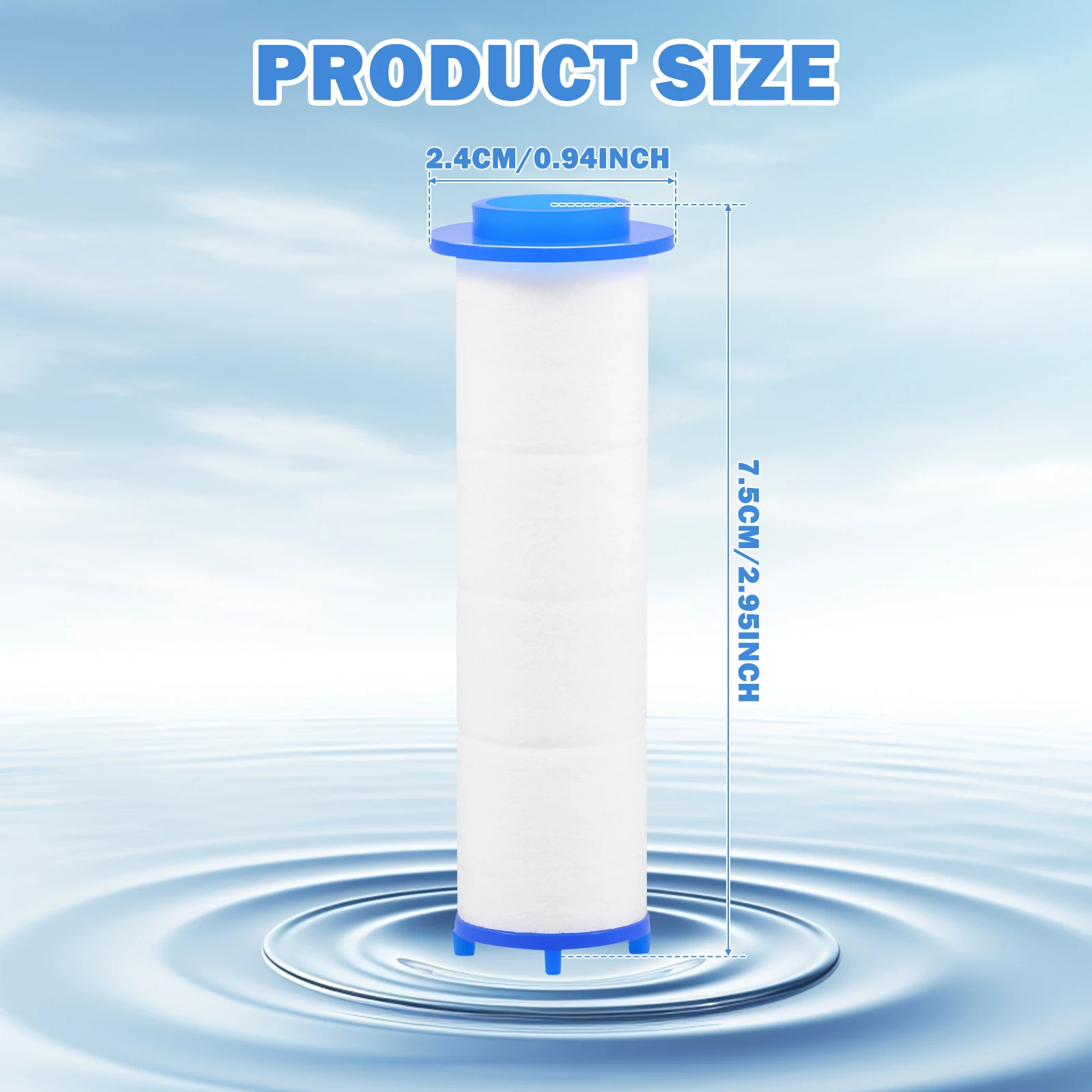 20Pcs Shower Head Filter PP Co - Shower Valve Cartridge 评论和价格