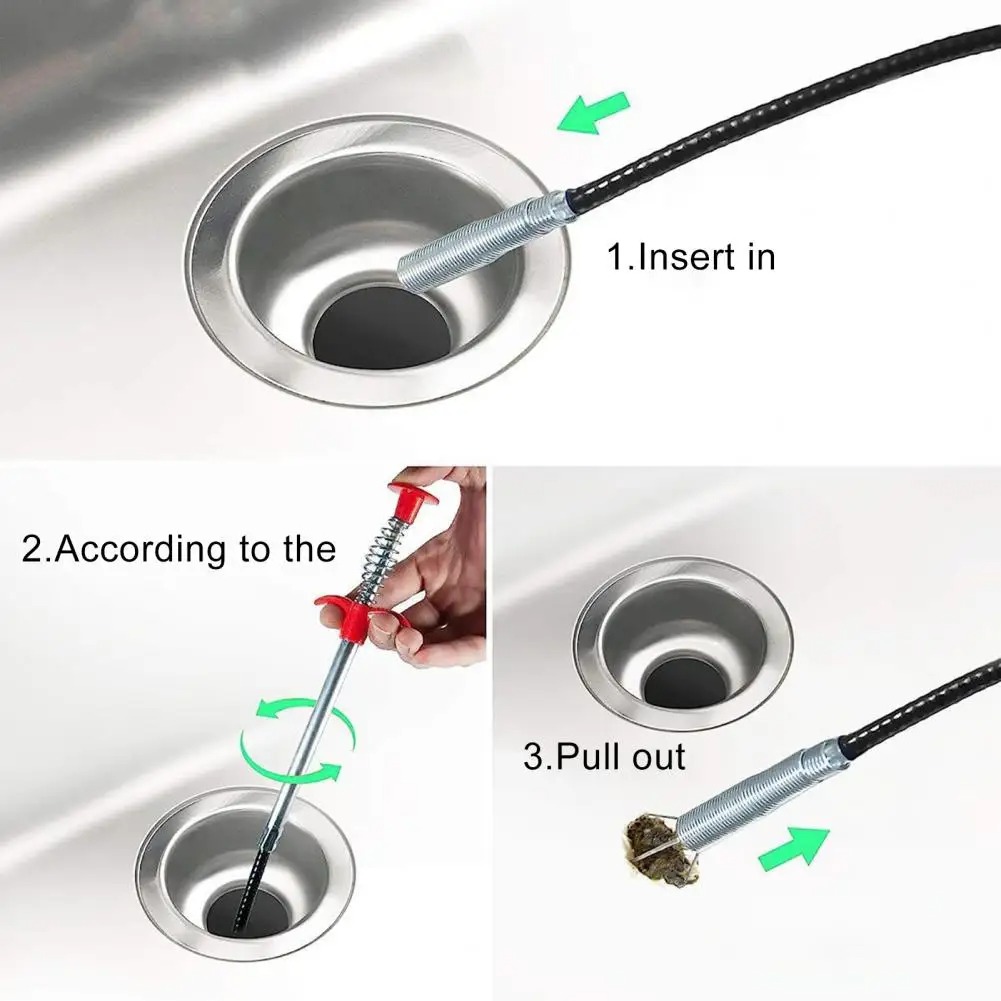 Flexible Spring Snake Drain Pi - Drain Snake Flexible 评论和价格